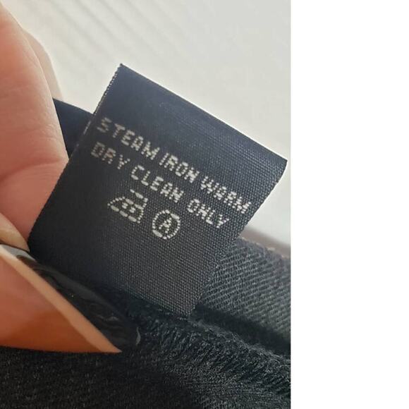 Elm Design Wool Blend Blazer Jacket 3 Large Lagenlook Stretch Corporate Goth - Picture 7 of 13